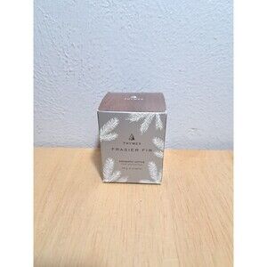 NEW Thymes Frasier Fir Candle Pine Needle Design Holiday Scented 2oz. Candle